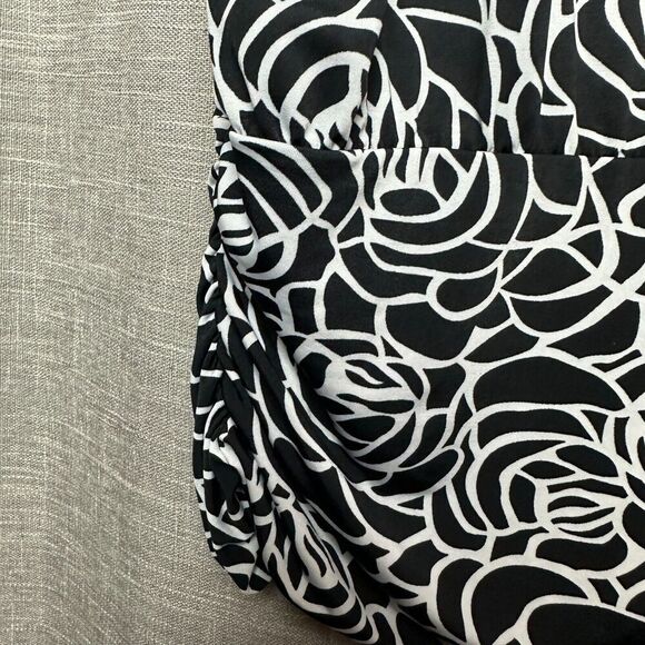 2/$30 Stacey Summers Vintage Blouson Top 2X Cold Shoulder Floral Stretch Y2K - Picture 4 of 9